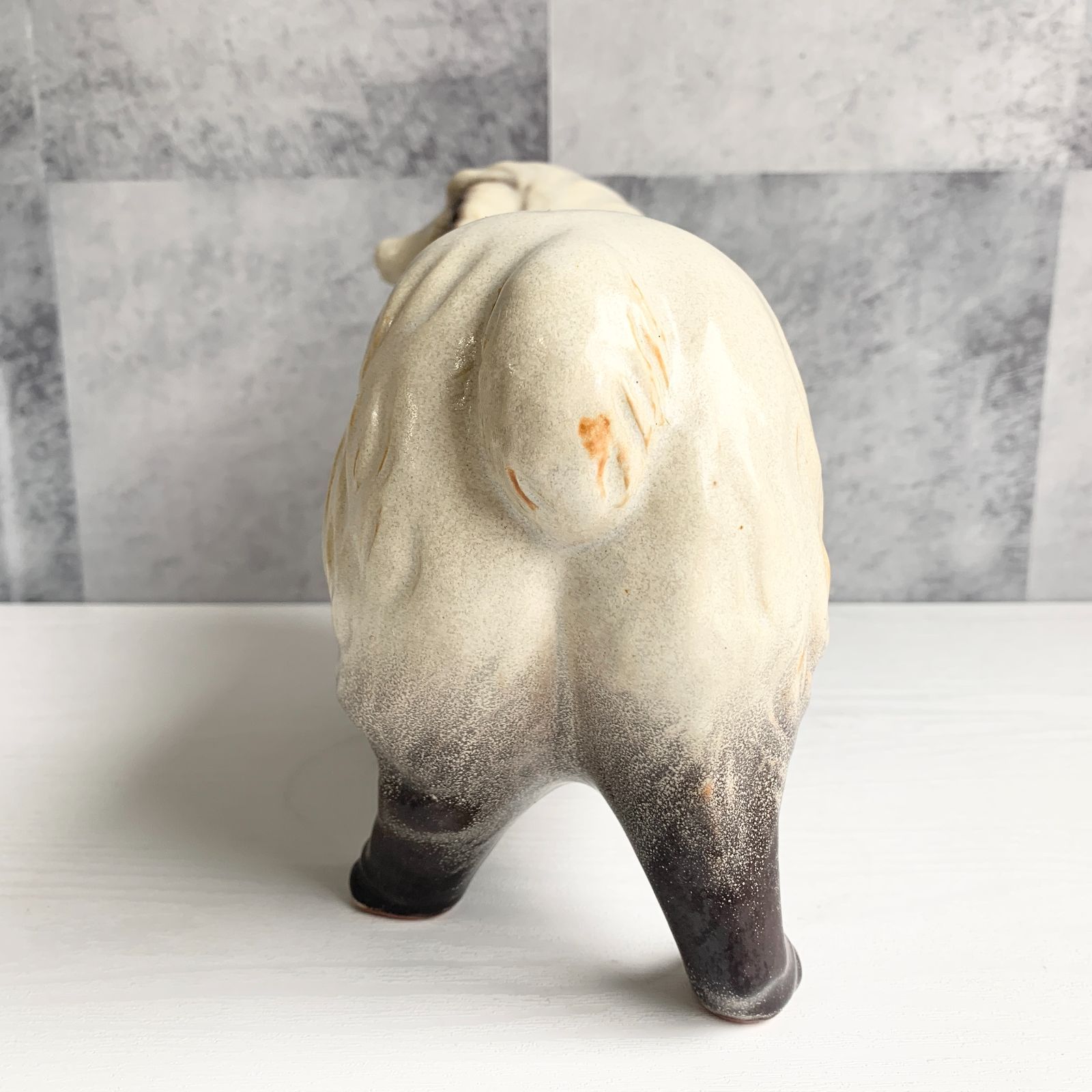 羊 干支置物 ヒツジ ひつじ 十二支 インテリア 焼物 - メルカリ