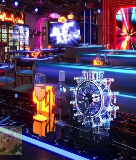 LED酒ボトルの表示棚