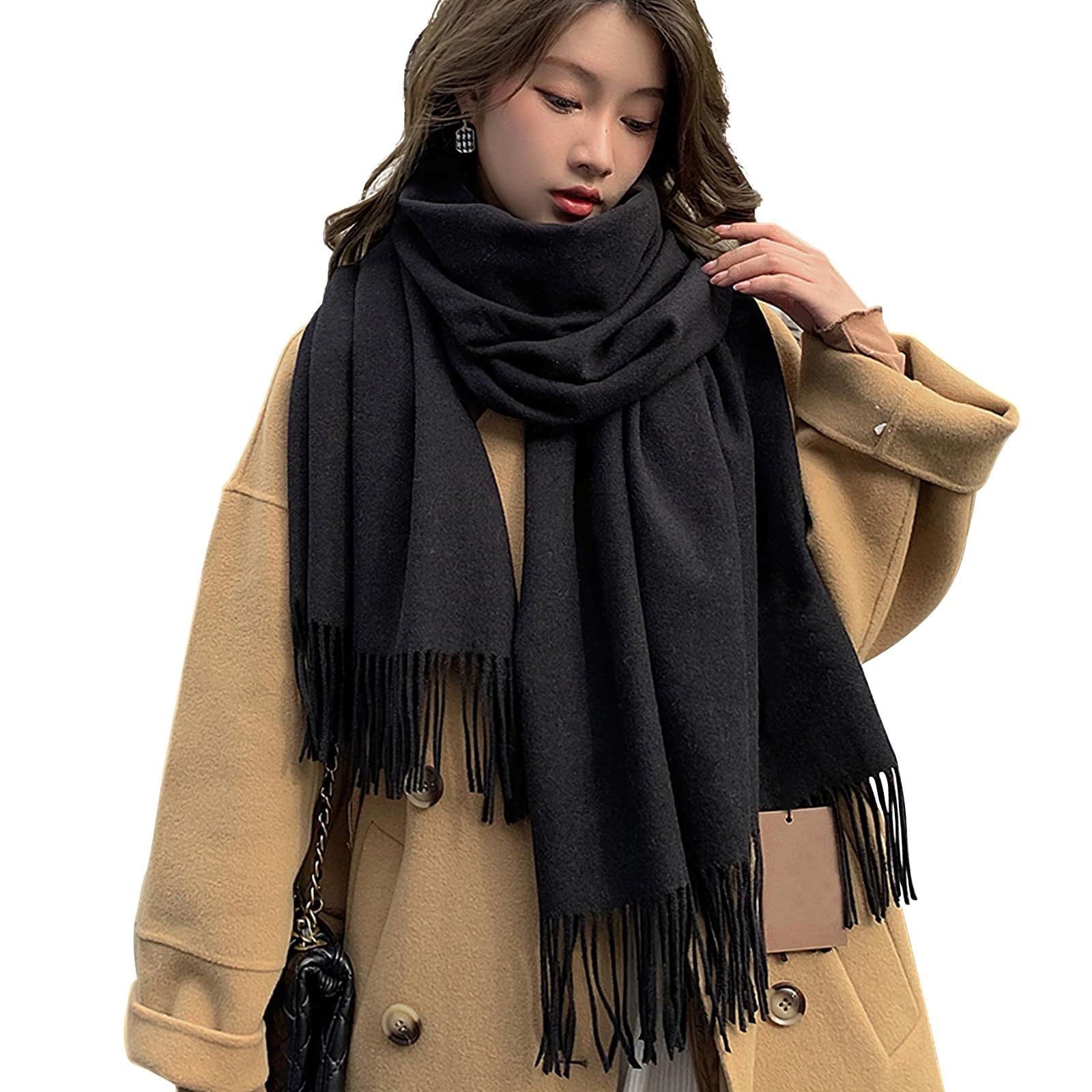 まもなく終了 ブランケット チェック柄 レディースマフラー 柔らかい ひざ掛け おしゃれ な雰囲気 柔肌ふんわり 暖かい防風 厚手 大判ストール 無地 かわいい レディース 秋冬 マフラー 学生 ギフト Allanve クリスマスプレゼント