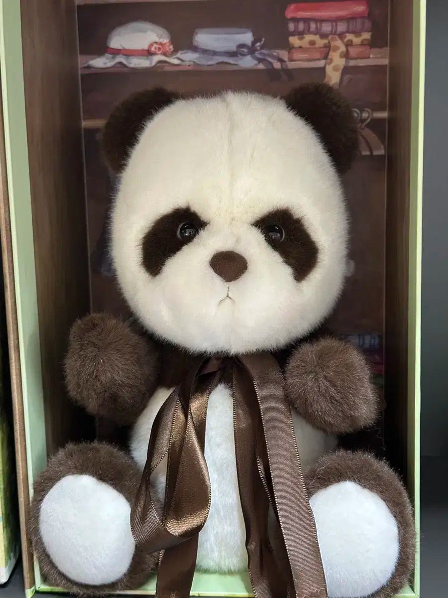 節約 テディテイルズ パンダ 茶色 M サイズ エプロン姿のパンダの