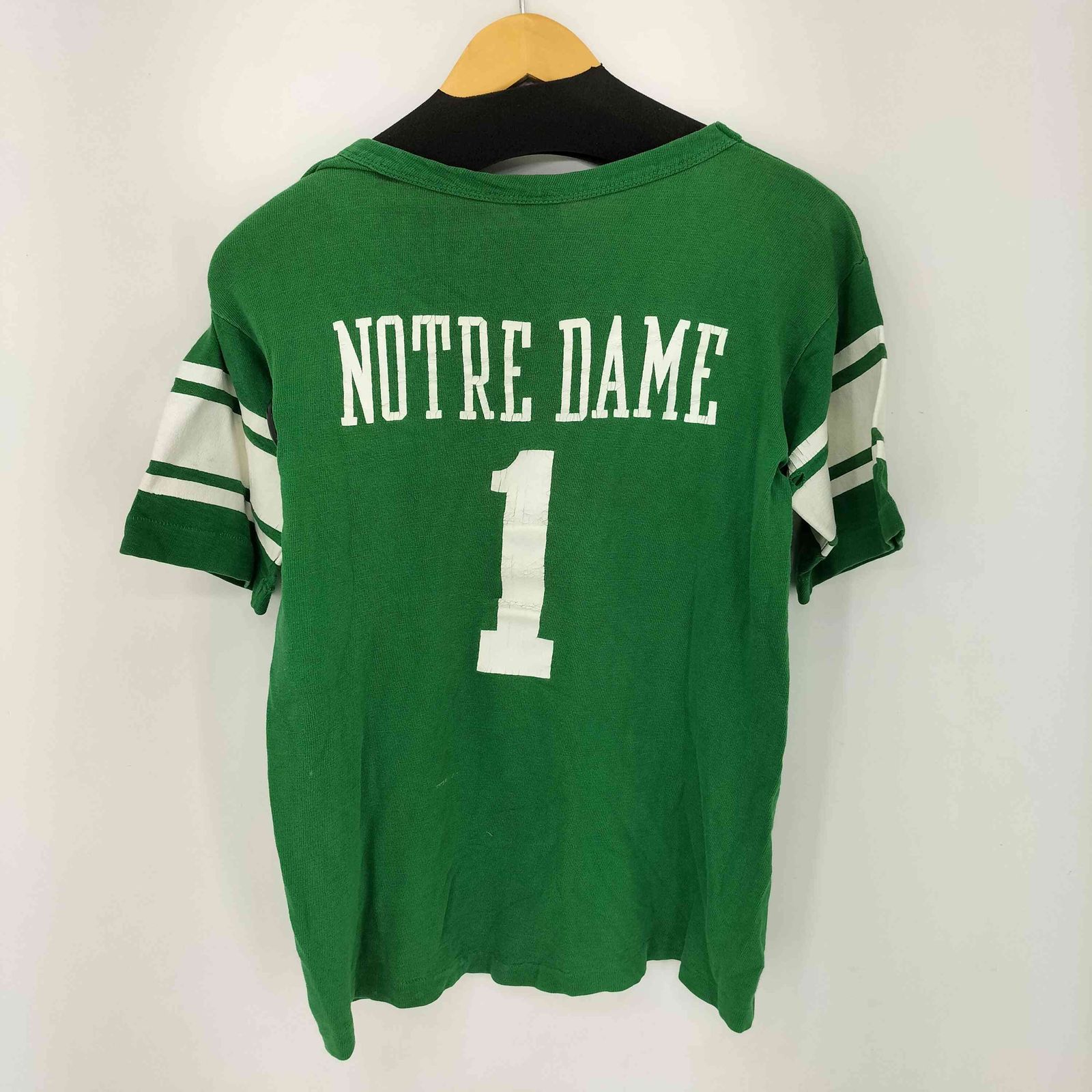 70's champion NOTRE DAME バータグ フットボールtシャツ 70´s champion NOTRE DAME バータグ フットボールtシャツ