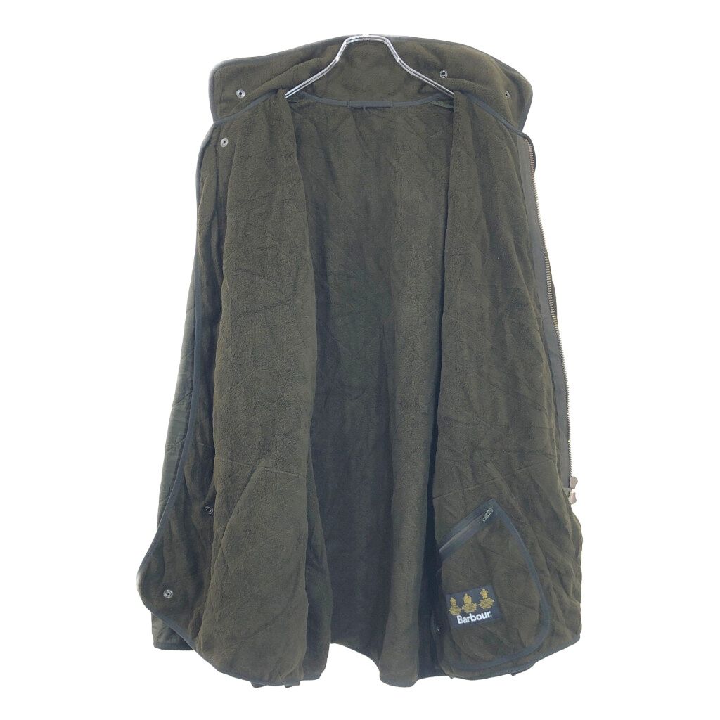 Barbour バブアー POLARQUILT LONG ポーラーキルト ロング キルティングジャケット オリーブ(メンズ XXL)中古 古着 V6621 Barbour バブアー POLARQUILT LONG ポーラーキルト ロング