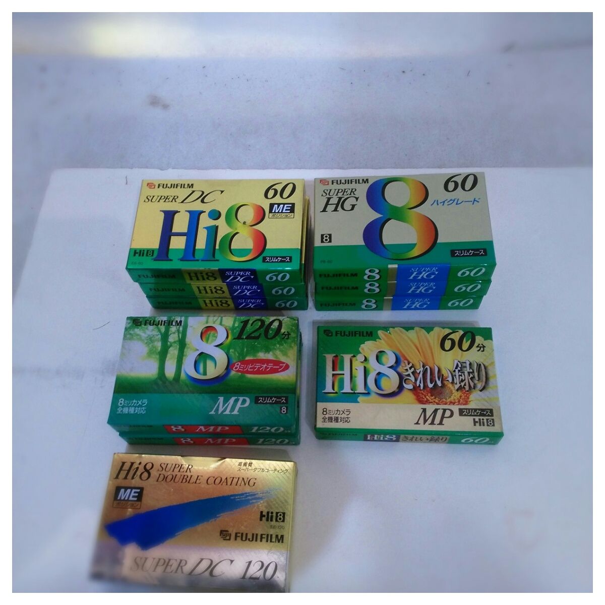 未使用品】富士フィルム 8ミリビデオテープ 60分・120分10本セット 