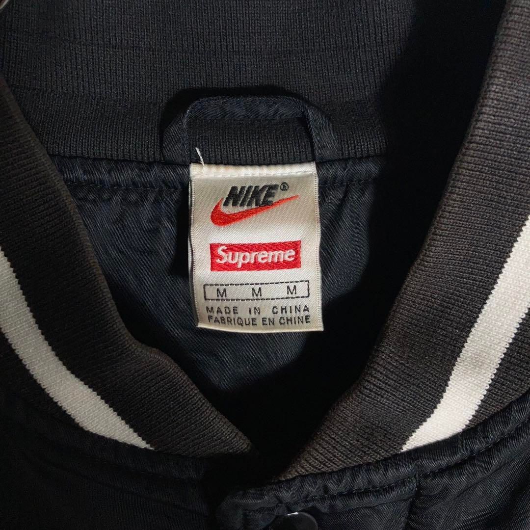 Supreme バスケットボールスタジャン M コラボ】NIKE x SUPREME スタジャン 刺繍ロゴ NBA バスケ M - メルカリ