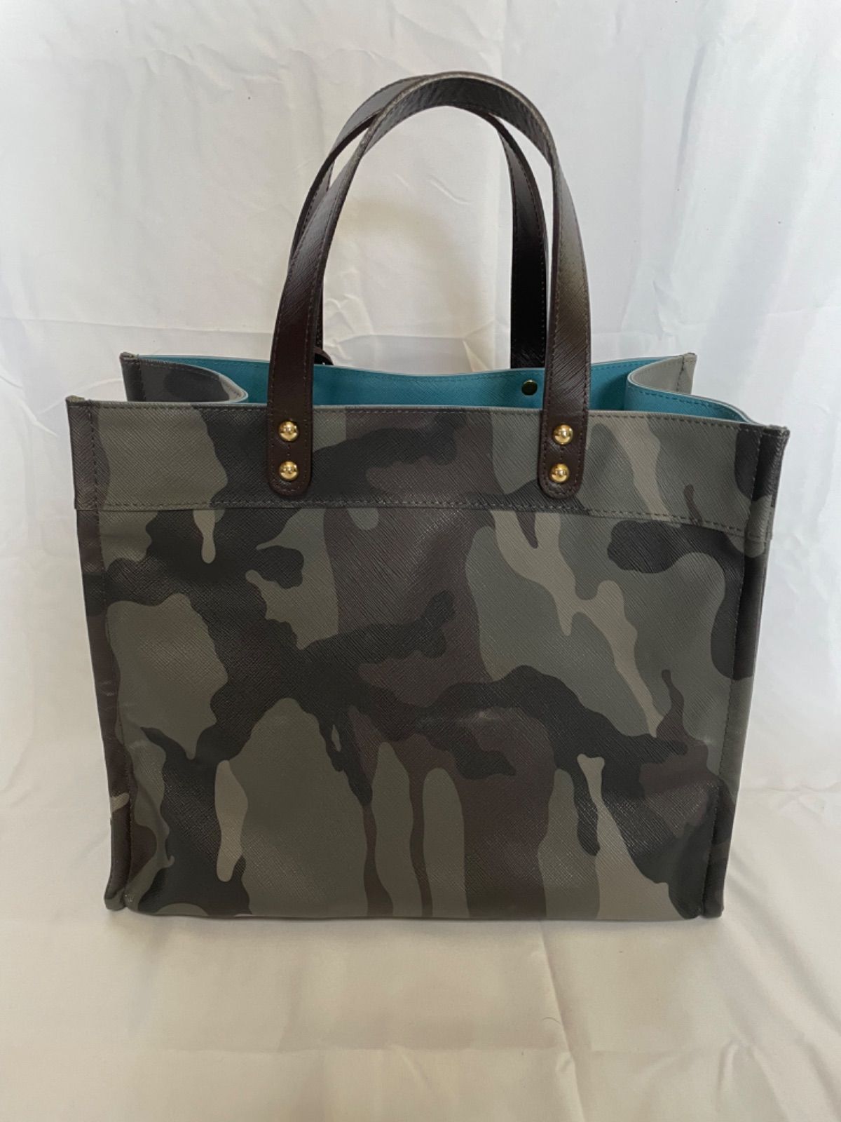 A.D.M.J. トートバッグ アップリケ スパンコールグラスマッタ 王冠