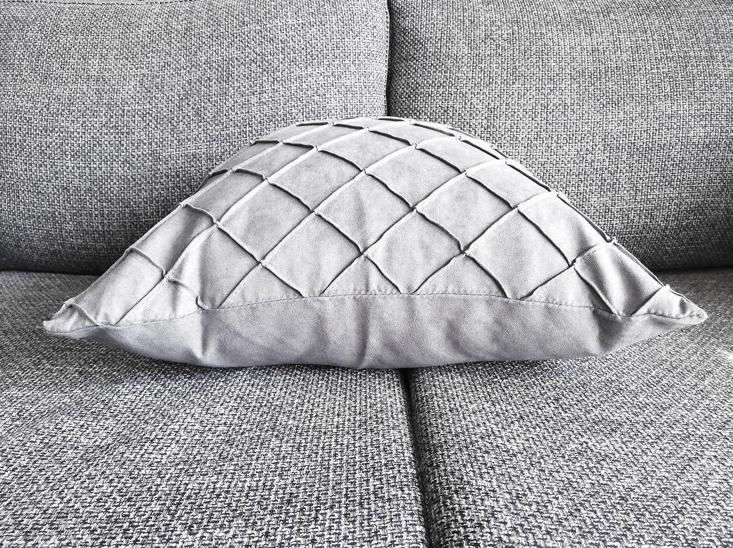 【特価商品】クッションカバー 染色と質感に自信アリ！ 北欧 富士スカイ 45 × 45cm ソファークッション用 (グレー 1枚) 新品 富士スカイ クッションカバー 染色と質感に自信アリ！ 北欧 45㎝ × 4