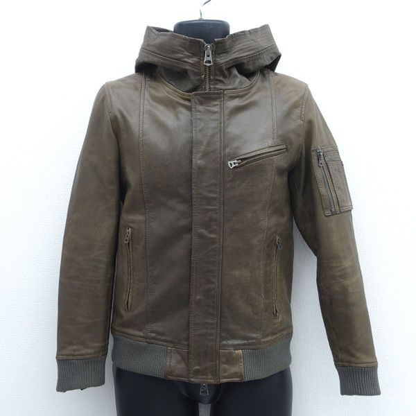 美品 AMERICAN RAG CIE G-1 オールレザー JKT 1 美品 AMERICAN RAG CIE G-1 オールレザー JKT 1 メンズ
