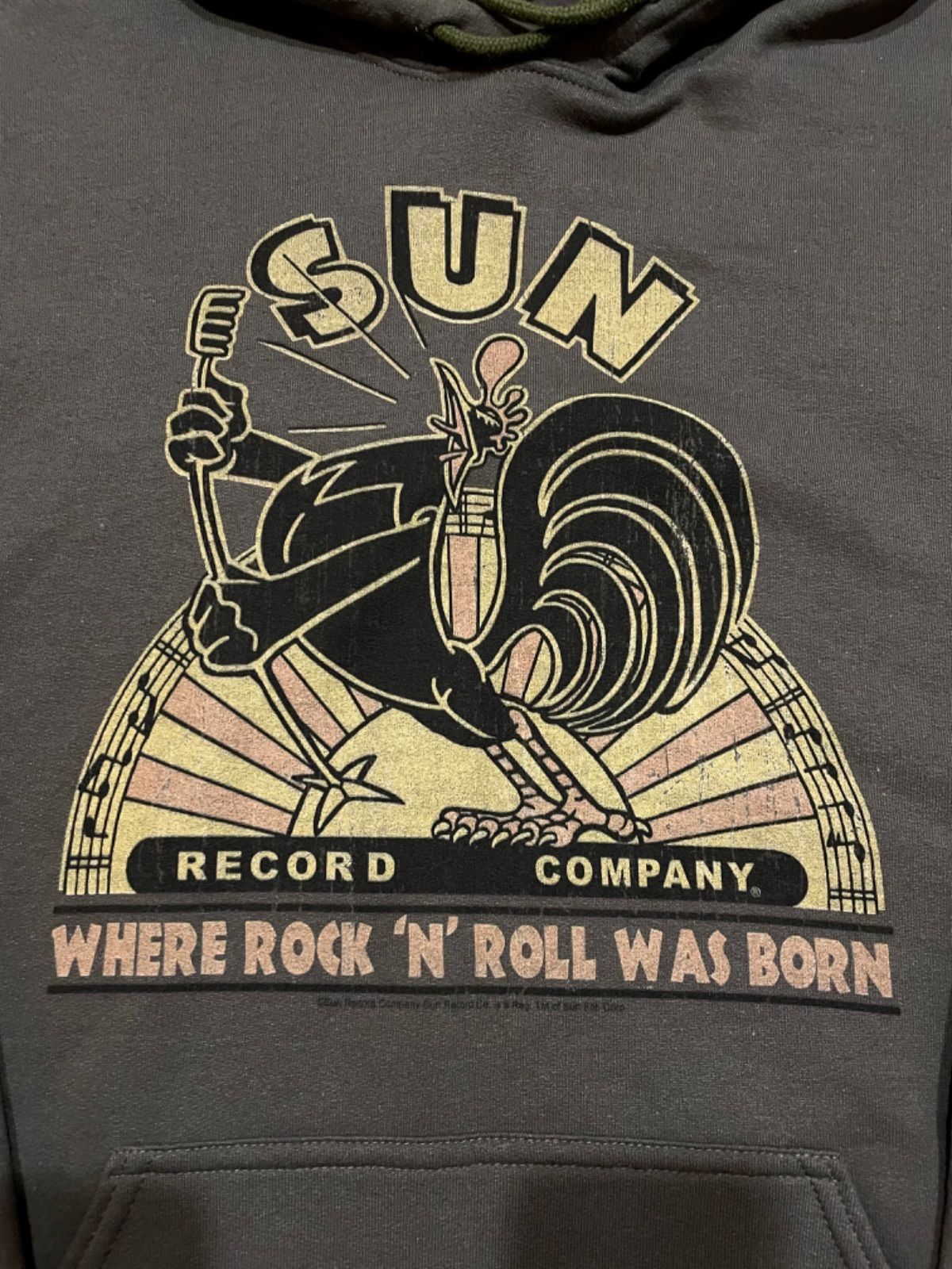 SUN RECORD COMPANY サンレコードカンパニー パーカー チャコール 