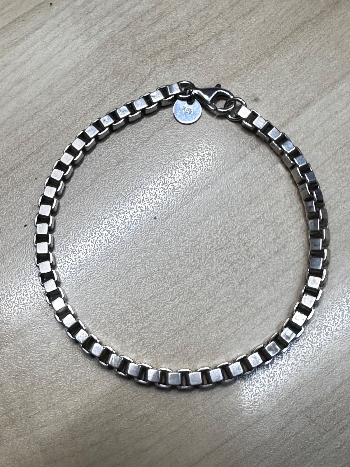 【極美品】約19cm ティファニー ベネチアン ブレスレットSV925 楽天市場】TIFFANY＆Co. ティファニー ベネチアン リンク