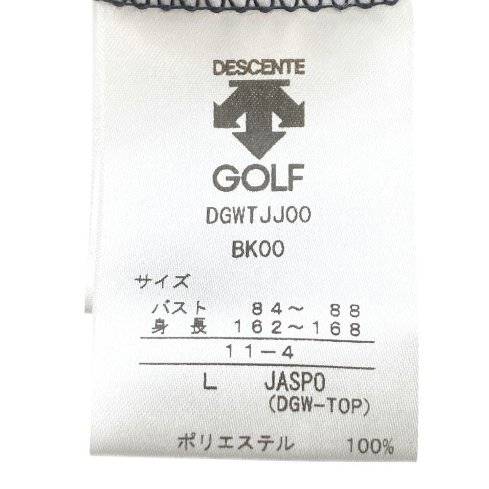 サイズ：L DESCENTE GOLF デサントゴルフ ノースリーブ プリーツ