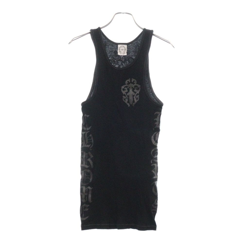 CHROMEHEARTS セメタリークロスタンクトップ CHROME HEARTS セメタリー クロス スクロール タンクトップ