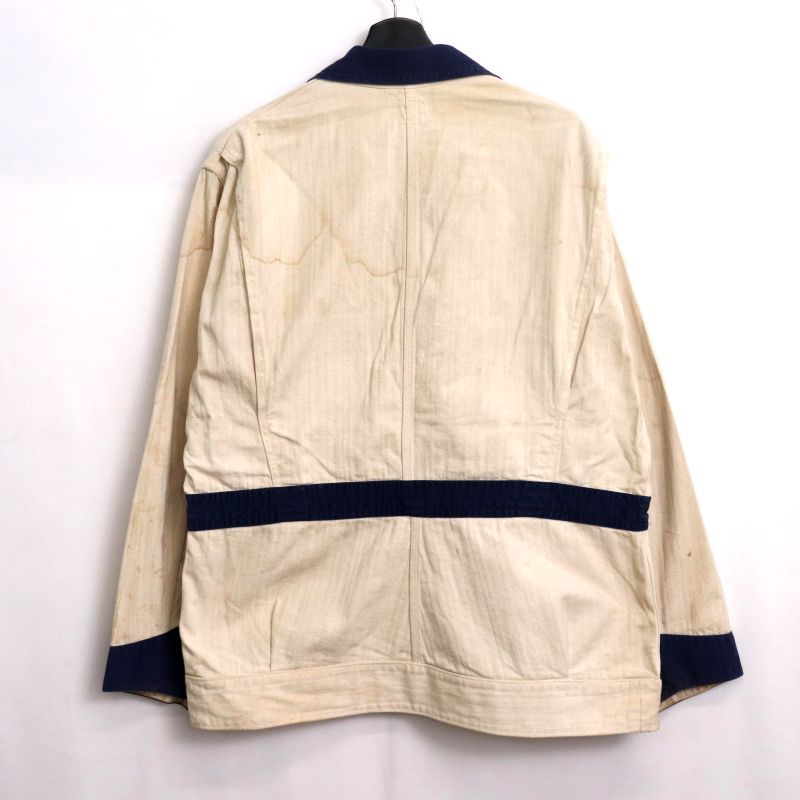 50s vintage GO-PFOR ヘリンボーン ワーク ショップコート メンズ XL