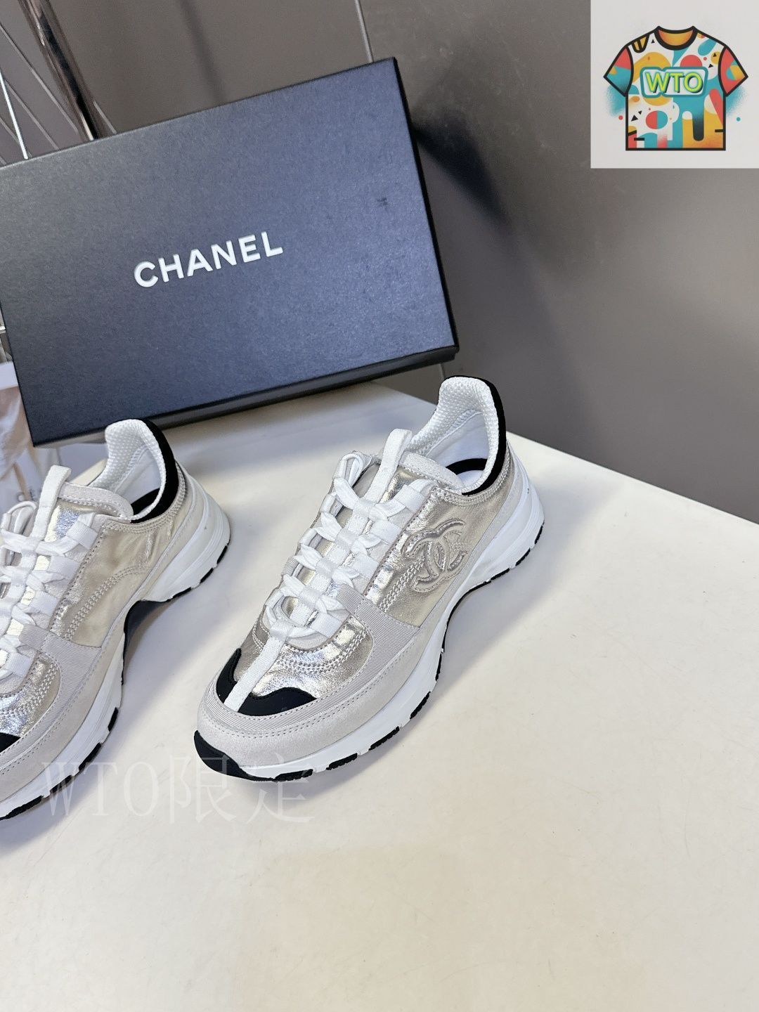 カジュアルに♡【CHANEL】25P スニーカー CHANEL シャネル 25A カジュアル スニーカー06-3 - メルカリ