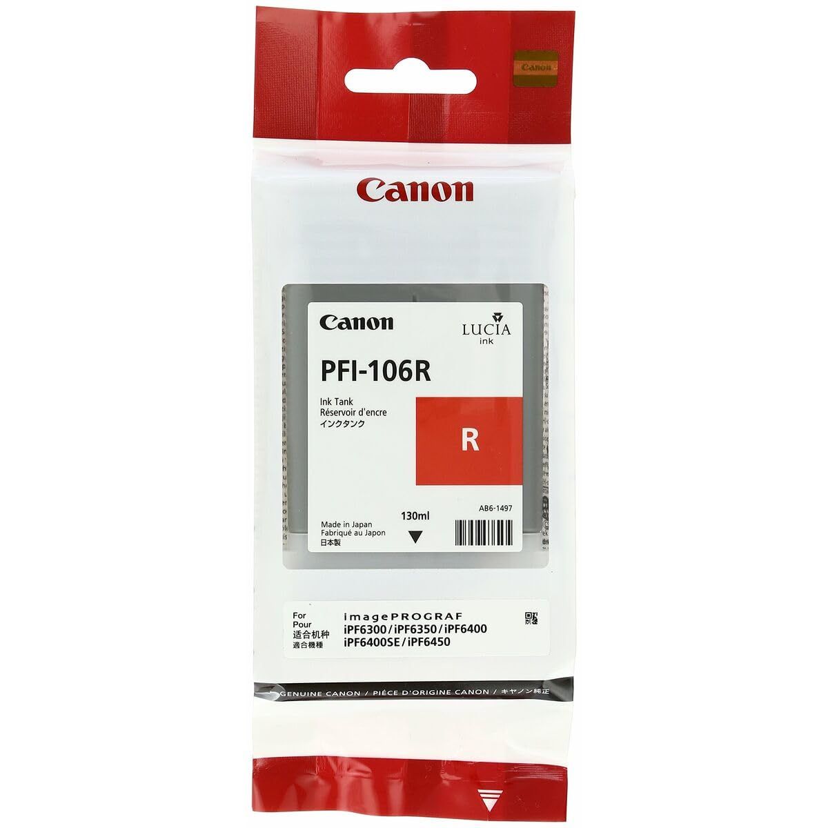 Canon 純正インクタンク レッド PFI-106R 6627B001