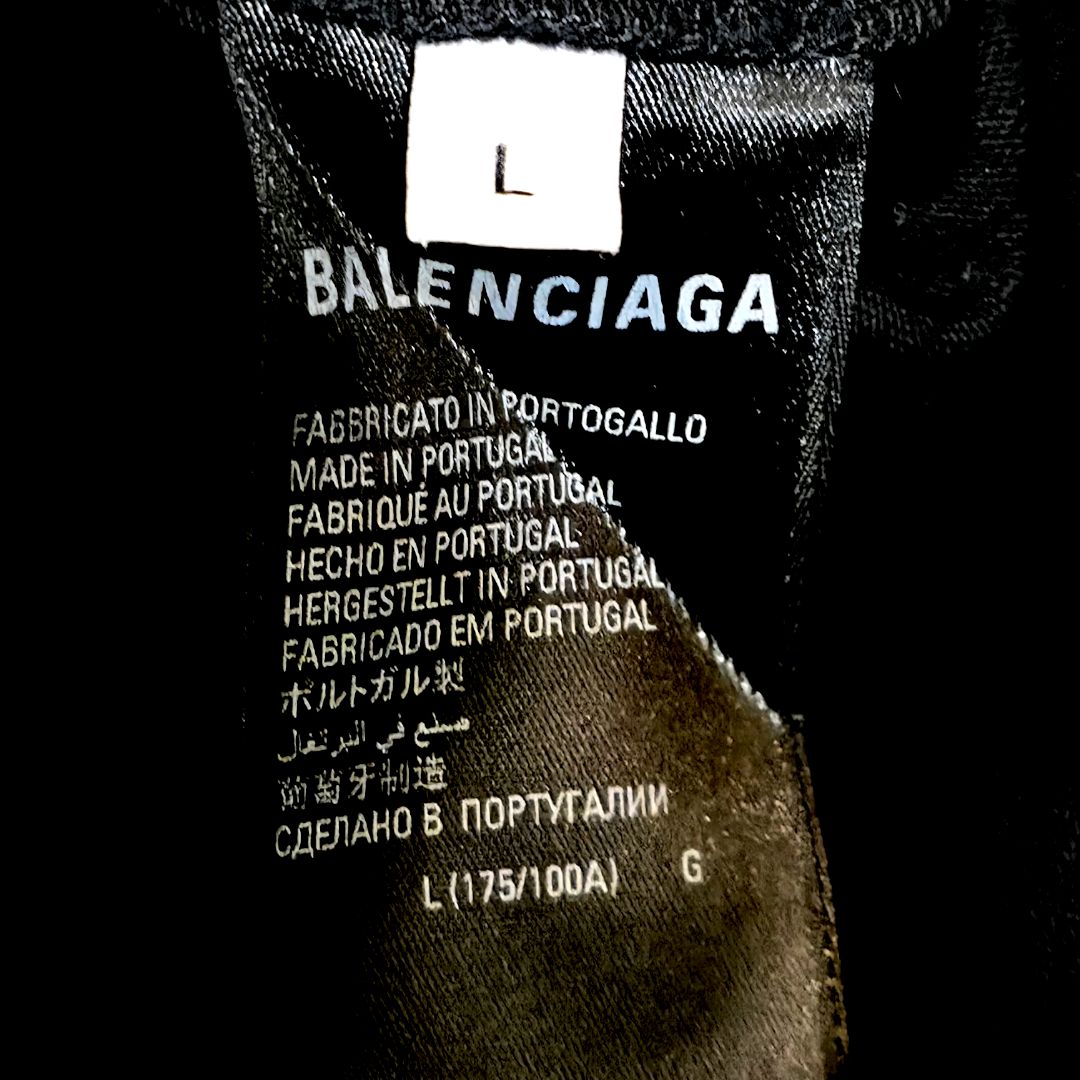 バレンシアガ / BALENCIAGA 22AW 90/10 Tシャツ ブラック - メルカリ