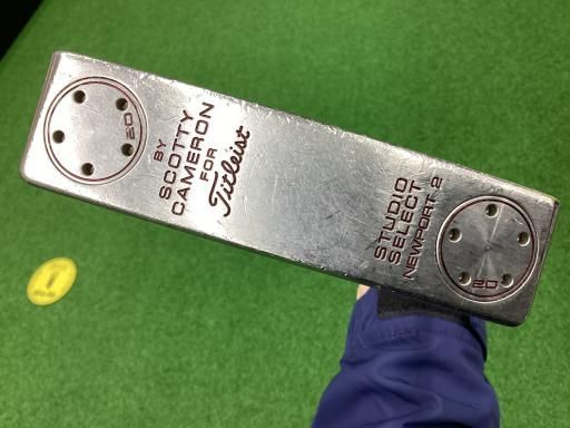 タイトリスト SCOTTY CAMERON STUDIO SELECT NEWPORT 2 34インチ 20g パター PT スチール フレックスその他 メンズ 男性用 右利き 右用 Cランク ゴルフクラブ