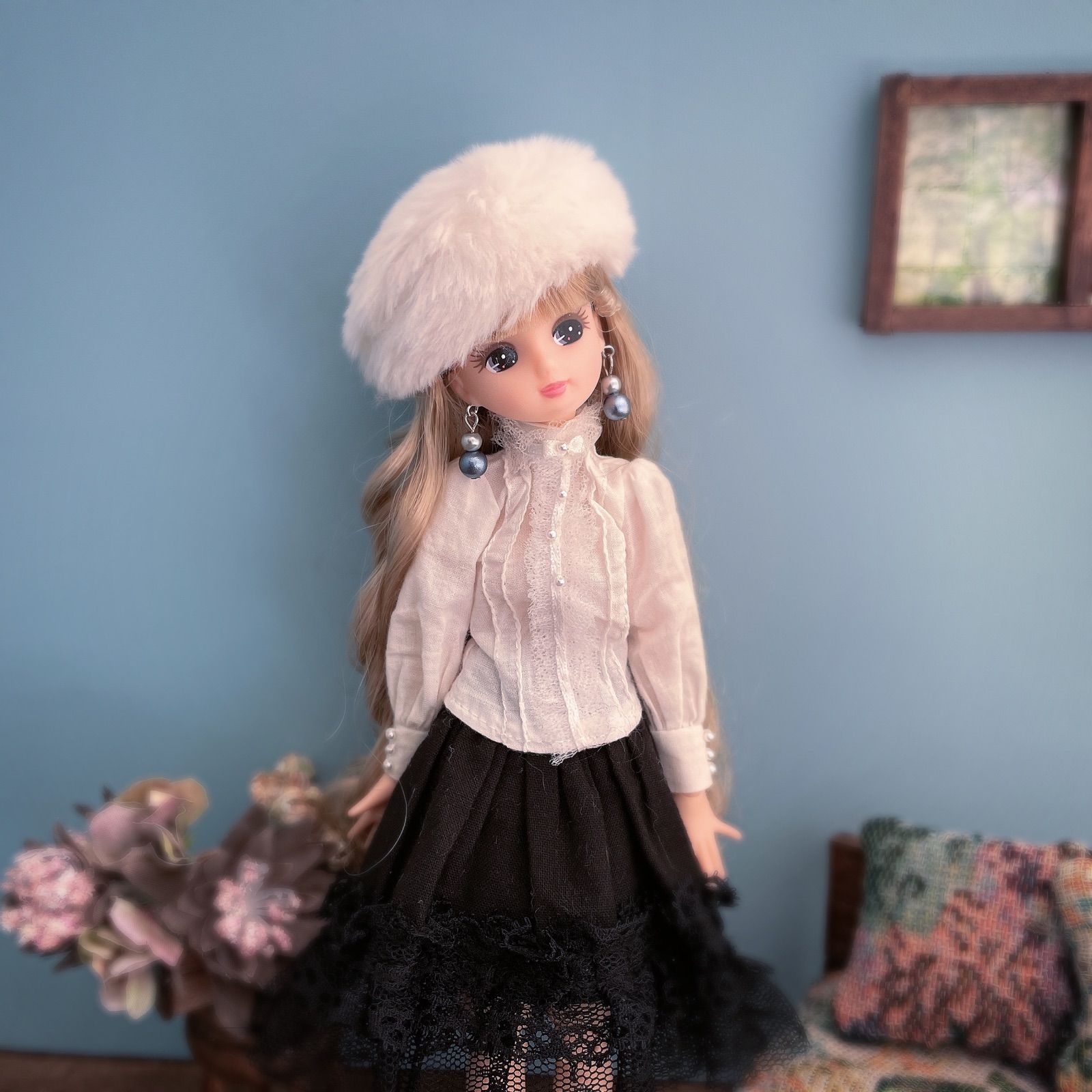 リカちゃん　帽子単品　231 B0028】 リカちゃん ベレー帽 2個セット その他人形 Cattleya