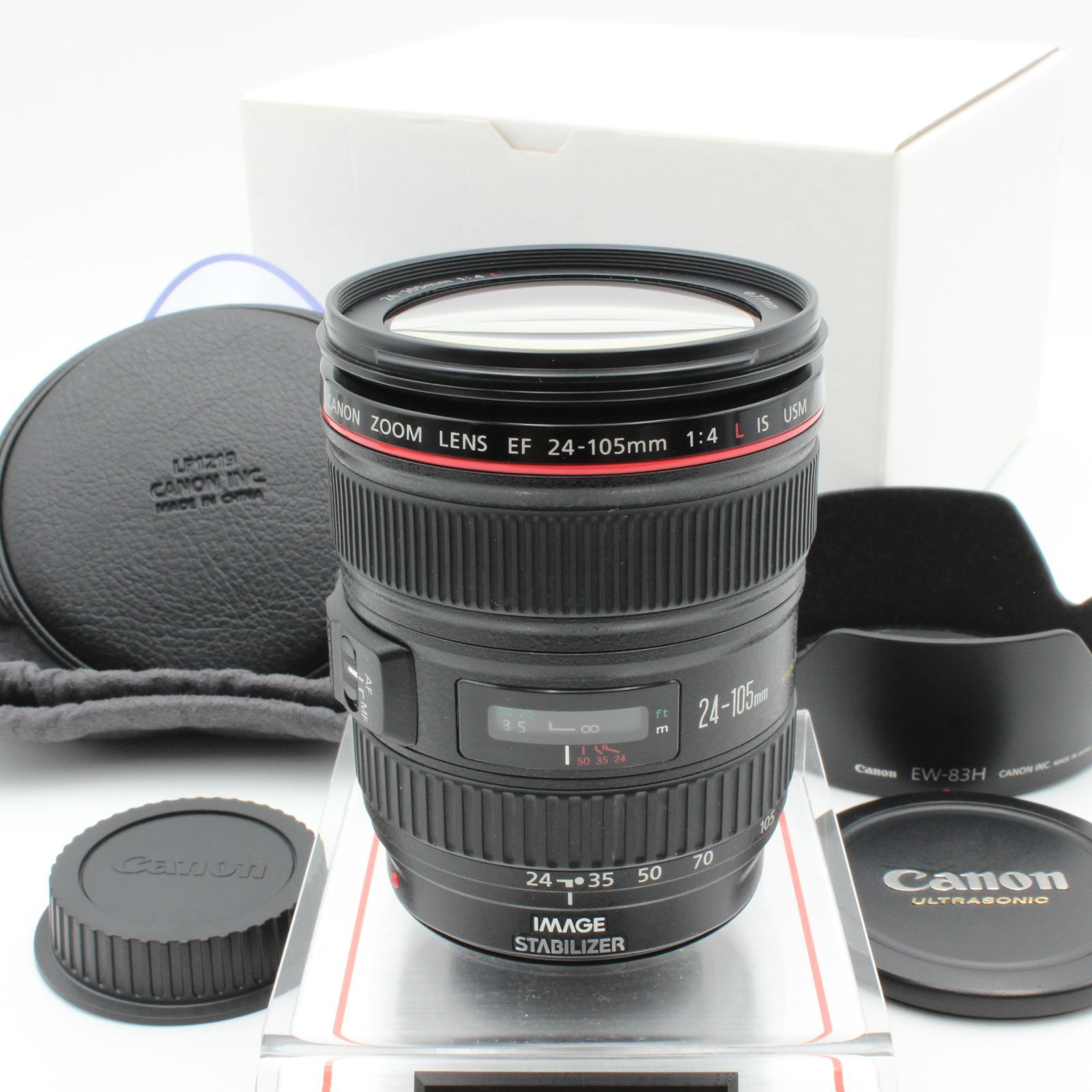 美品 Canon キャノン EF 24-105mm F4 L ひら IS 
