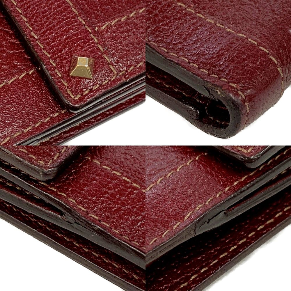 中古】GUCCI グッチ 120927・203437 GGキャンバス レザー 二