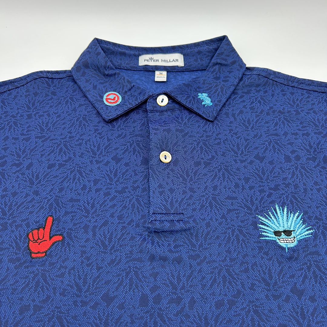 「数量限定 在庫処分セール」 激レア PETER MILLAR スコッティキャメロン 半袖ポロシャツ L メンズウェア