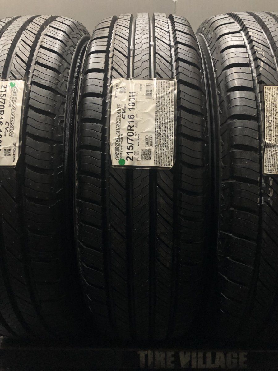 新品 YOKOHAMA GEOLANDAR CV G058 215/70R16 16インチ 夏タイヤ 4本 21年製 デリカD:5 クルーガー RAV4等　(VTF858) 新品 YOKOHAMA GEOLANDAR CV G058 215/70R16 16インチ 夏タイヤ 4本 21