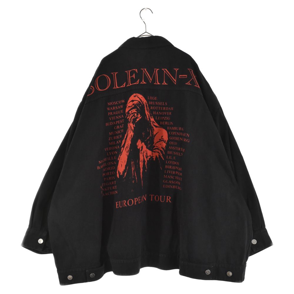 RAF SIMONS (ラフシモンズ) 22SS Oversized Solemn-X denim jacket 221