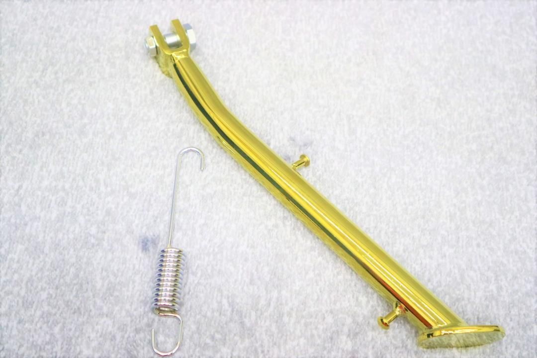 ゴールド サイドスタンド 4ロング CBX550F /29 新品 金メッキ ゴールド サイドスタンド 4㎝ロング CBX550F &frasl;29㎝ 新品 金メッキ CD