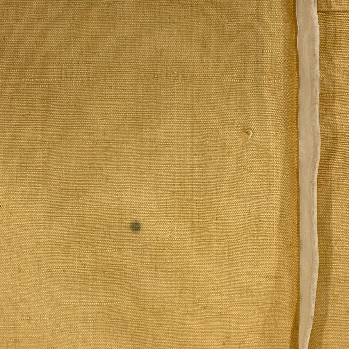 付下げ 身丈159cm 裄丈63cm S 単衣 紬地 草花 岩 刺繍 金糸 山吹 付下げ 身丈159cm 裄丈63cm S 単衣 紬地 草花 岩 刺繍 金糸 山吹