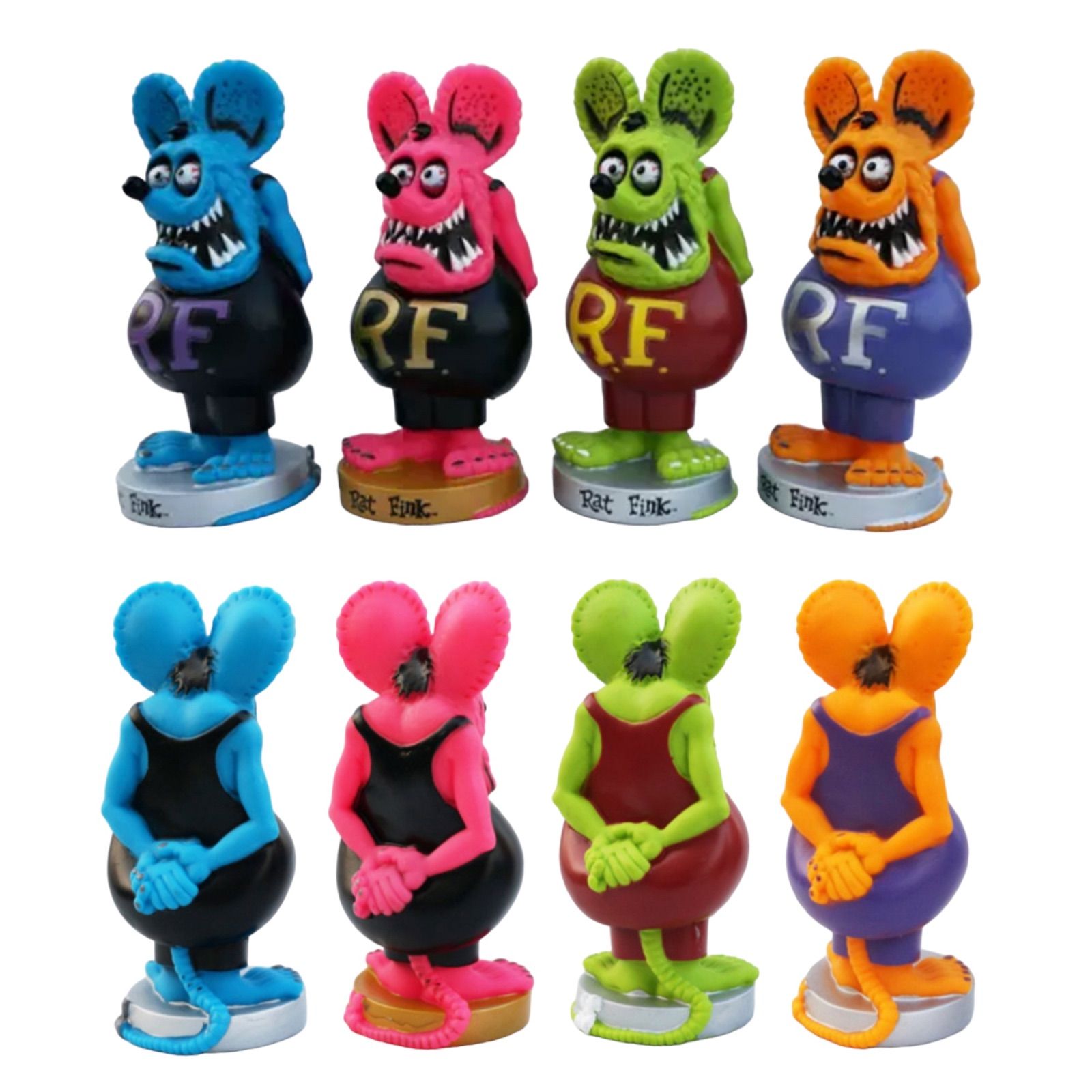 ラットフィンク　ボビングヘッド 　限定品　3体セット ラットフィンクボビングヘッド人形〈3体〉 ラットフィンク