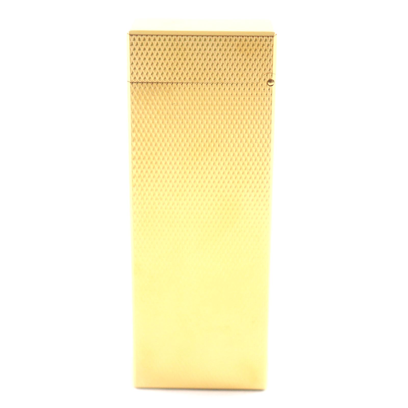 極美品▽Dunhill ダンヒル 現行品 新型 スクエア 総柄 ロゴ刻印入り  