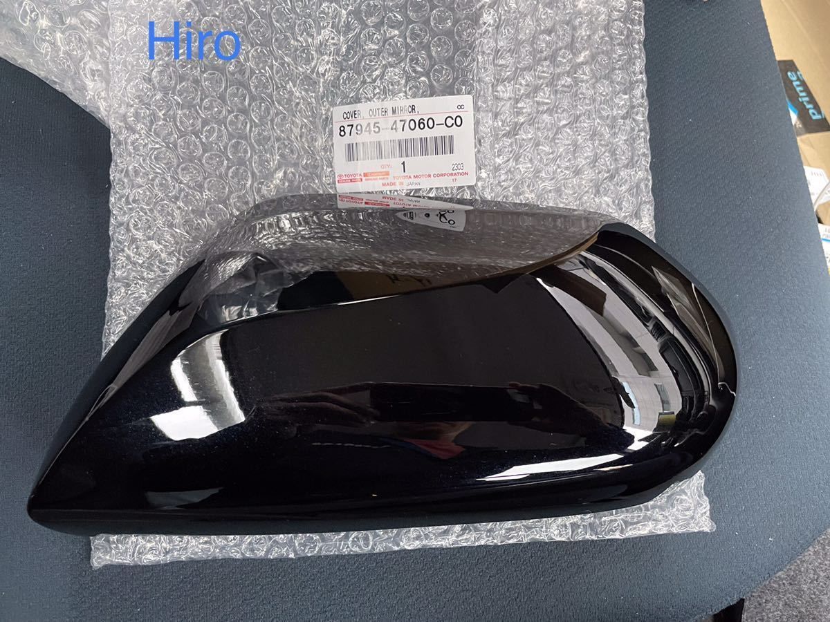 トヨタ純正　zvw50系　ドアミラーカバー　218ブラック