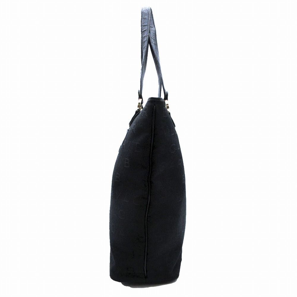 BVLGARI ブルガリ ロゴマニア キャンバス レザー トートバッグ