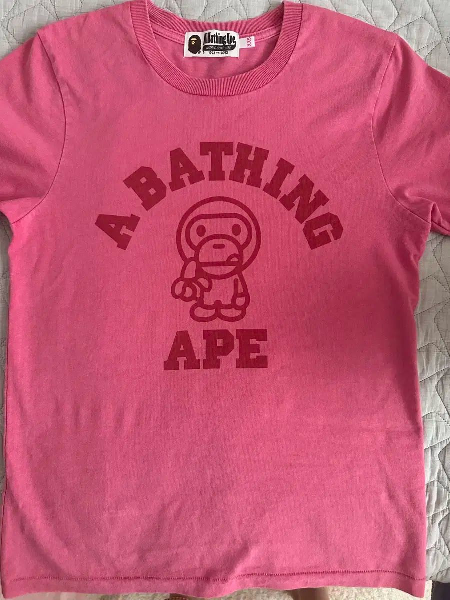 A BATHING APE(アベイシングエイプ) ウーマンズ ベビー マイロ ピンク