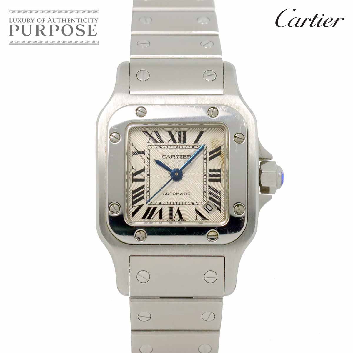 カルティエ Cartier サントスガルベSM W20054D6 レディース 腕時計 オートマ 自動巻き ウォッチ Santos 90270030