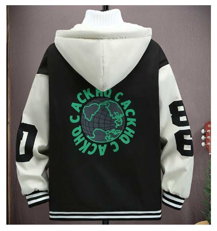 アウター フード付き 厚手 裏起毛 ボアブルゾン フード付き コーチジャケット ビッグシルエット ジャンパー ブルゾン 大きいサイズ スタジアムジャケット カジュアル ストリート スタジャン 切り替え yskma602724 STEELWINDOWSANDDOORS_COM