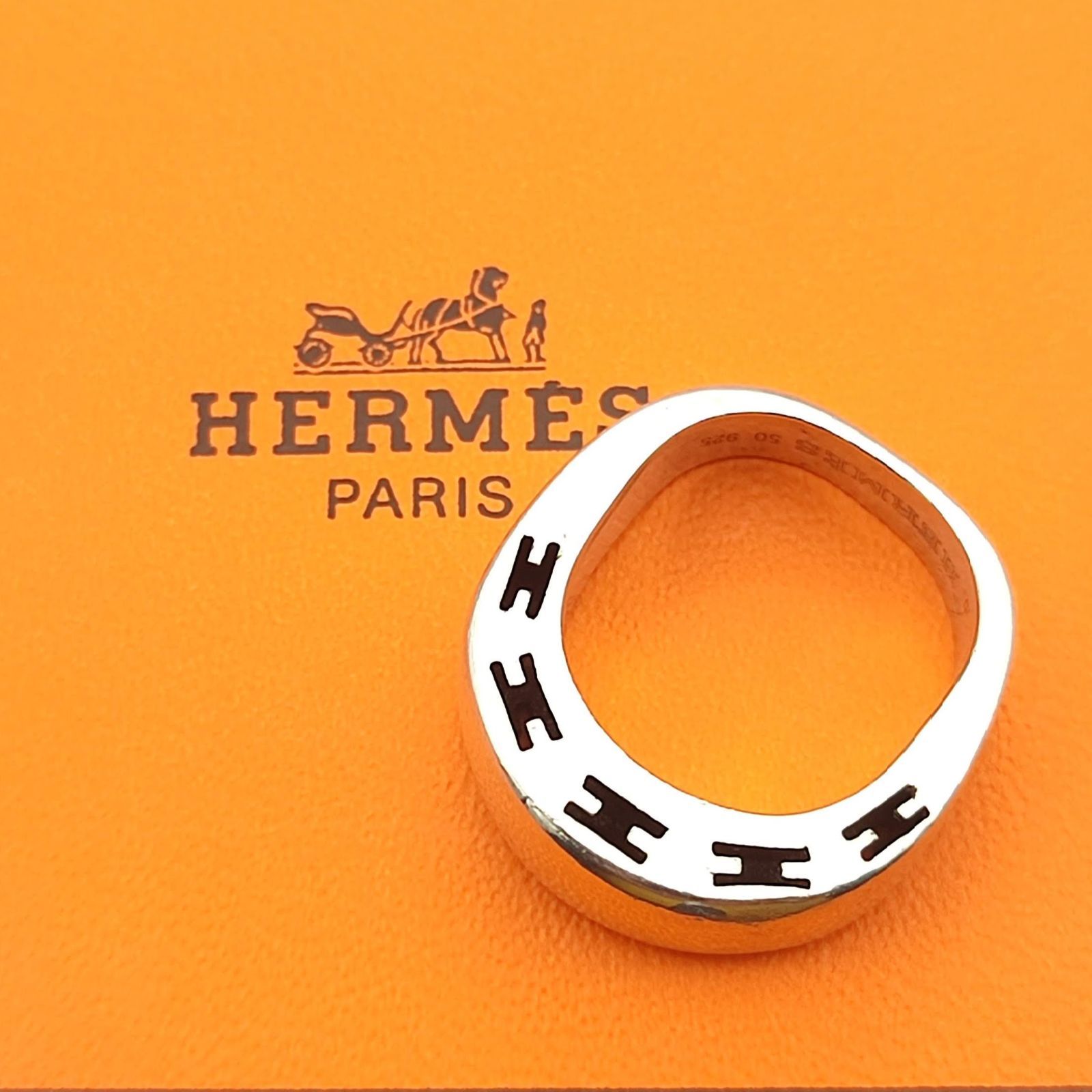 HERMES エルメス クラルテ リング ヴィンテージ シルバー925