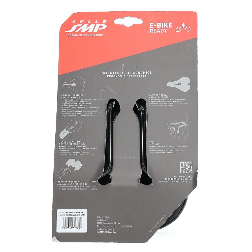 SMP  dynamic  ブラック　美品！ X044 SELLE SMP(セラSMP) TRK MEDIUM BLACK MATT(ティーアール