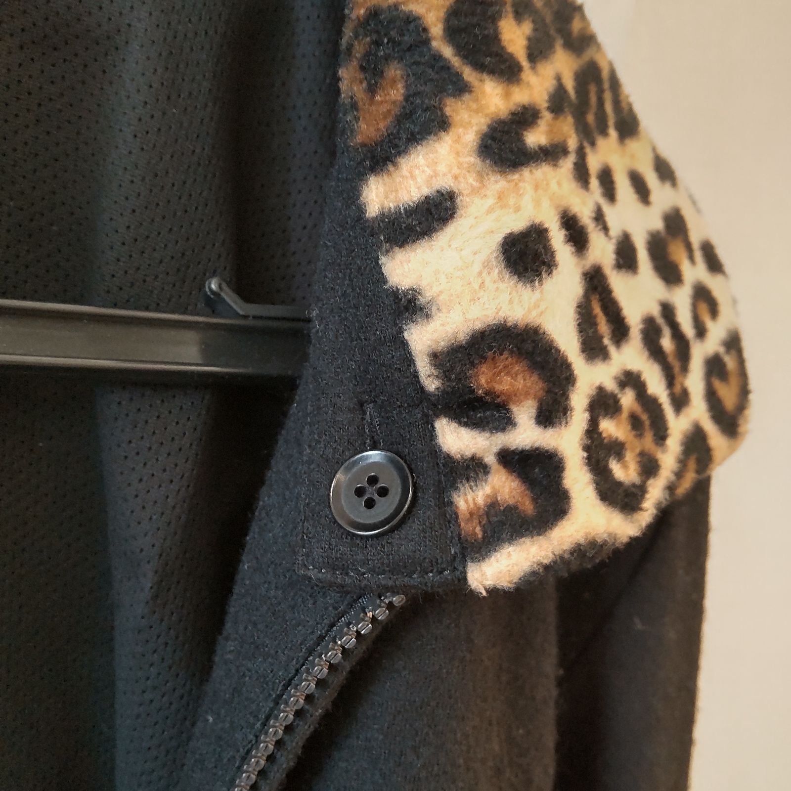 Y-3 レオパードウールブルゾン Y-3（ワイスリー）の「U LEOPARD FLEECE JACKET（ブルゾン