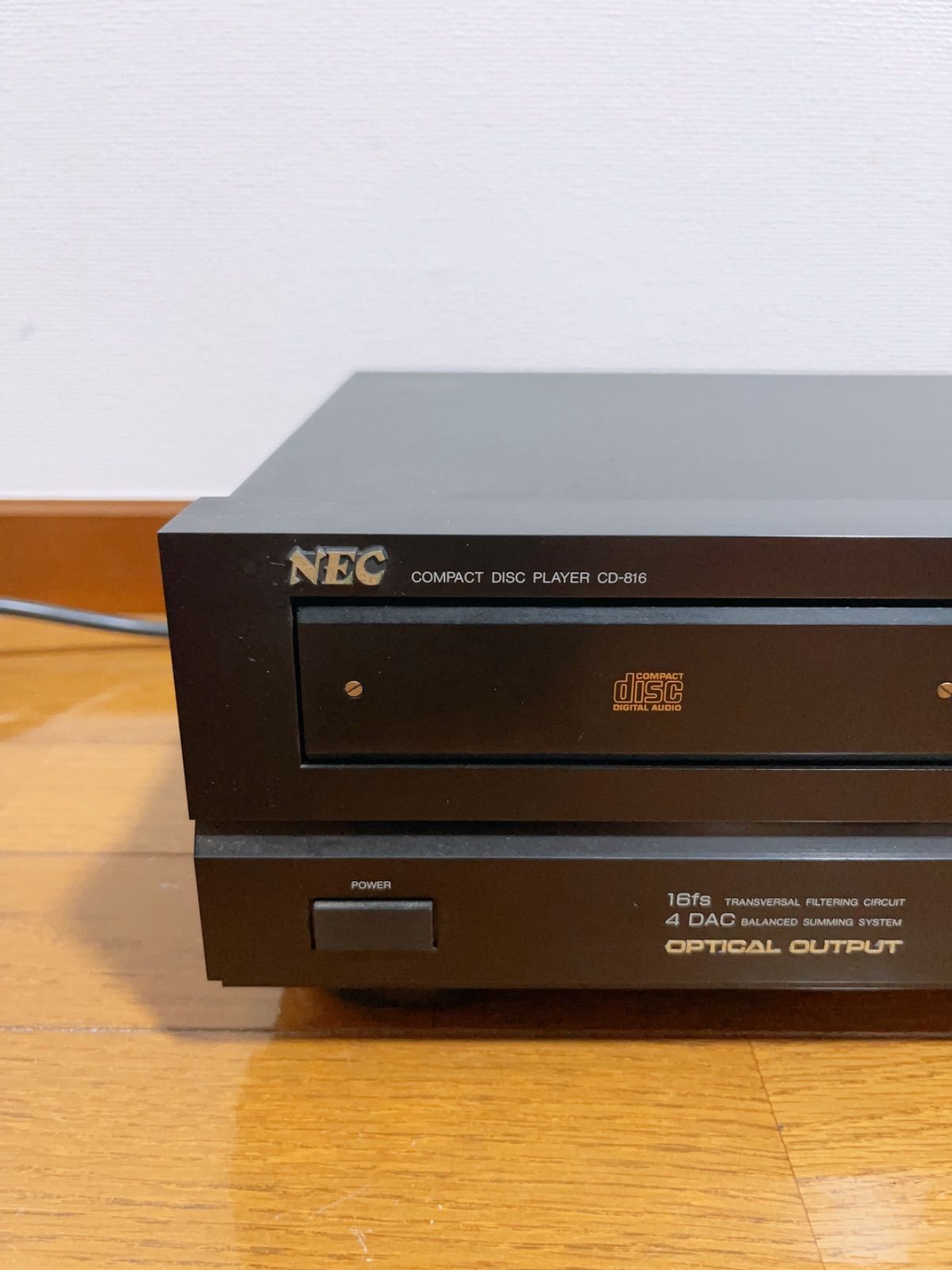 NEC エヌイーシー コンパクト ディスク プレーヤー CDプレーヤー CDデッキ CD-816 現状品 - メルカリ