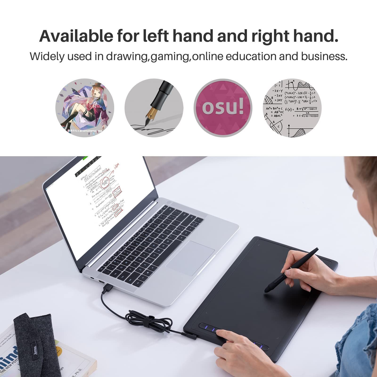 新着商品 板タブ スマホで使える 傾き検出機能 ペンタブ エクスプレスキー7個 Windows Mac Android対応 オンライン授業 ペンタブレット Artisul 10×6.3インチ Artisul M0610Pro 1年メーカー＋2ヶ月無料延