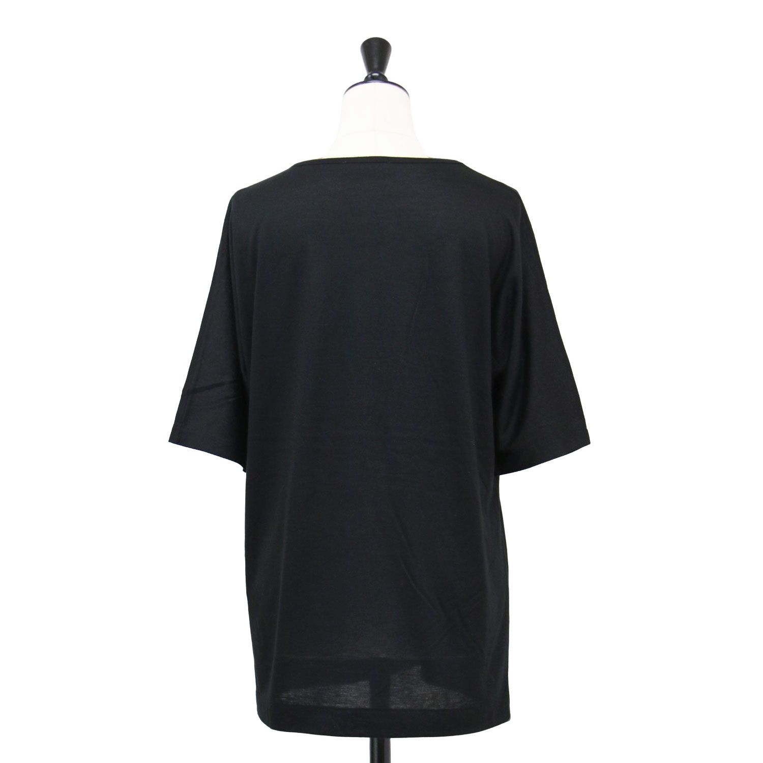 新品未使用 JIL SANDER + ジルサンダー ブラック Tシャツ XXL JIL SANDER ジルサンダー Tシャツ 半袖 クルーネック 丸首