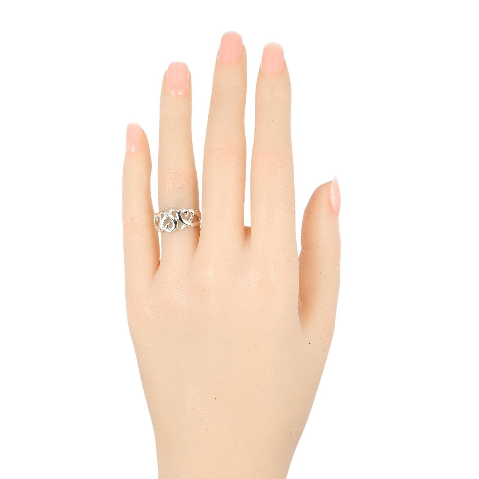 TIFFANY&Co.】ティファニー トリプルラビングハート シルバー925