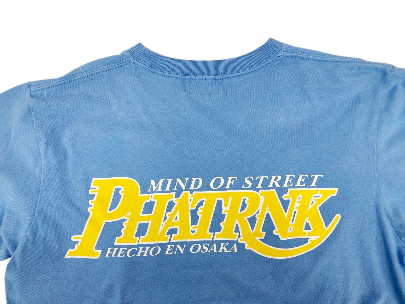 PHATRNK (ファットランク) Tシャツ 半袖 胸ロゴ M ライトブルー
