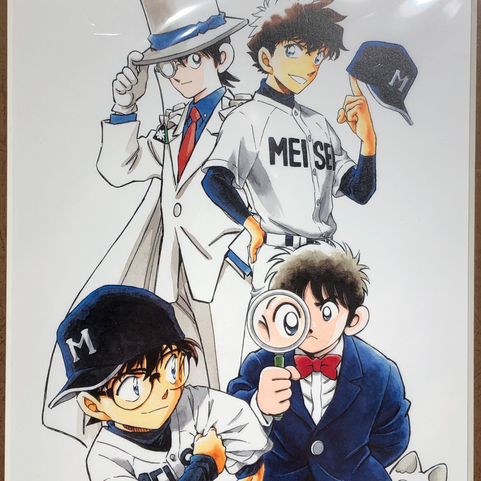 青山剛昌 あだち充 コラボ 複製原画 名探偵コナン MIX 全サ 怪盗キッド 青山剛昌 あだち充 コラボ 複製原画 名探偵コナン MIX 全サ 怪盗