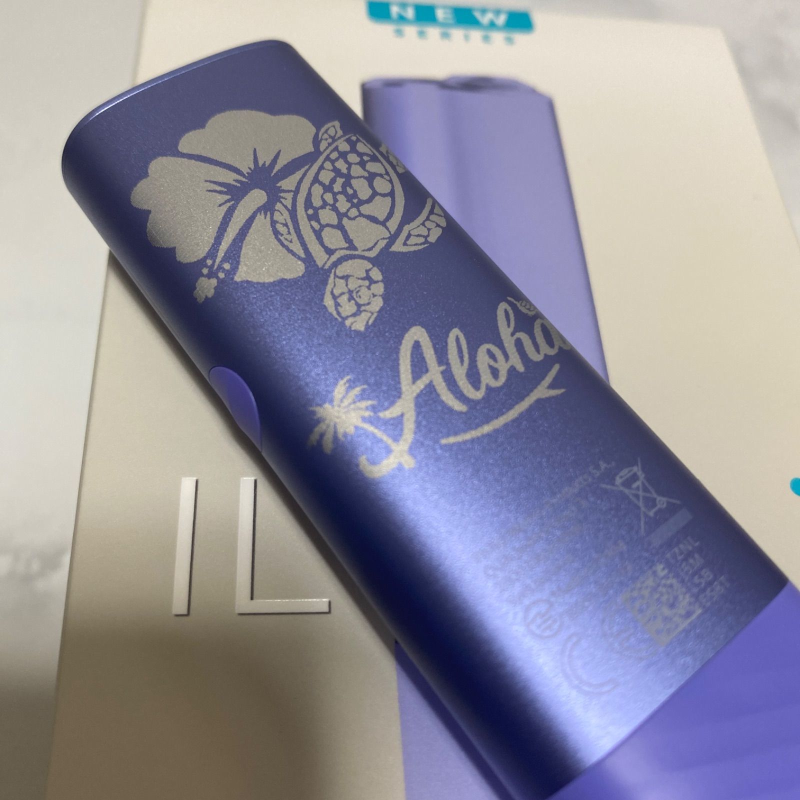 ホヌ ハワイアン デザイン レーザー加工 iQOS ILUMA i ONE アイコス