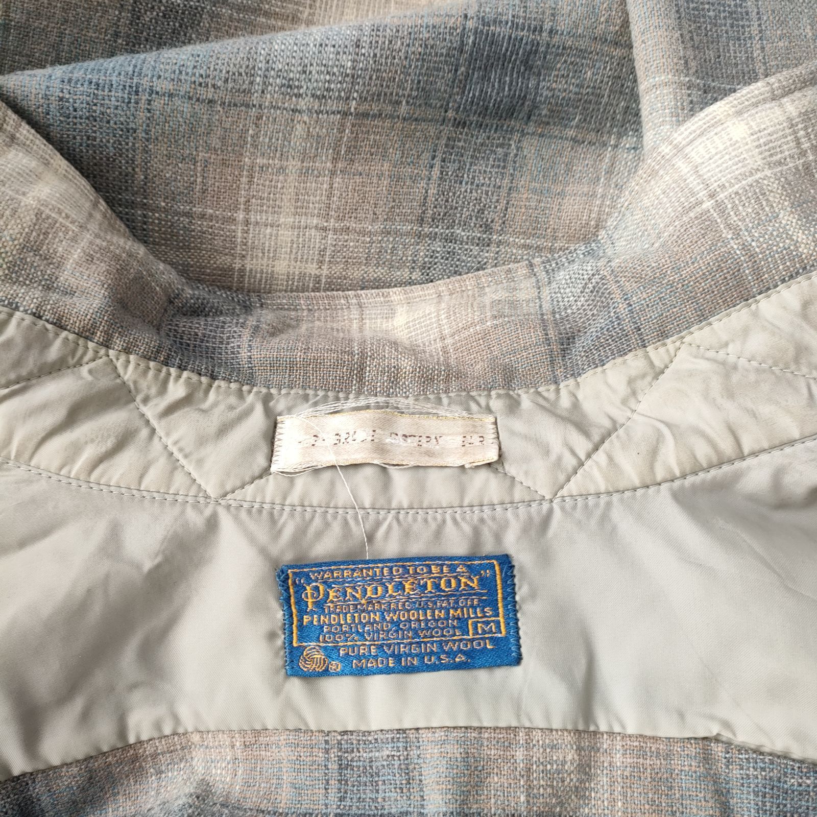 【PENDLETON】ペンドルトン オンブレ ウエスタンシャツ 70s USA製 PENDLETON】ペンドルトン オンブレ ウエスタンシャツ 70s USA製