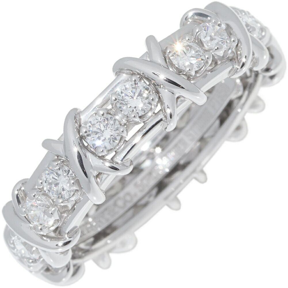 ティファニー 指輪 Pt950 ダイヤ計1.29ct ジャン・シュランバージェ 18