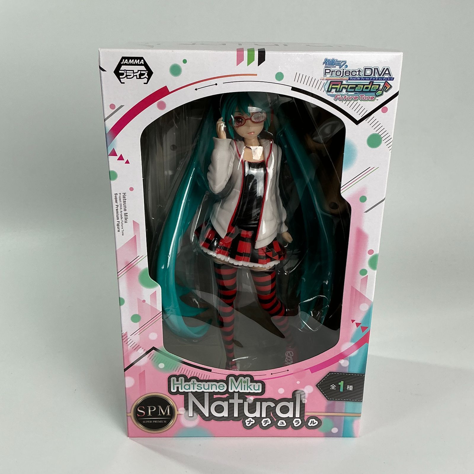 初音ミク Project DIVA Arcade Future Tone SPM スーパープレミアムフィギュア ナチュラル Natural プライズ  SEGA セガ 新品未開封