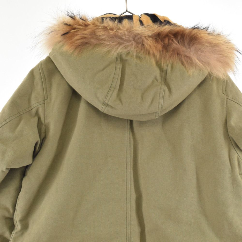 WTAPS (ダブルタップス) 11AW N-3B JACKET COTTON OX ラクーンファー ...