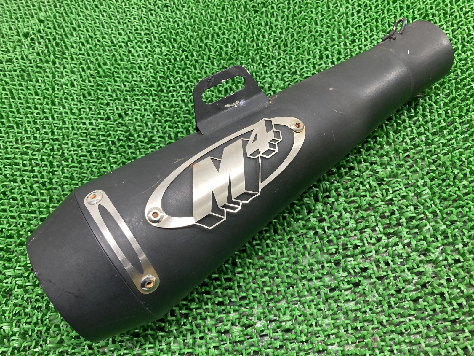 M4パフォーマンス製 サイレンサーマフラー 社外 バイク 部品 GPマウント ブラックマフラー スチール NINJA CBR GSX